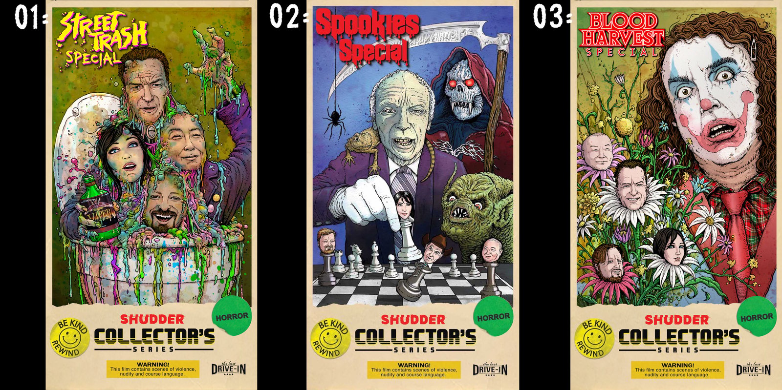 The Last Drive-In Collector's VHS Tapes | Drawing A Blank